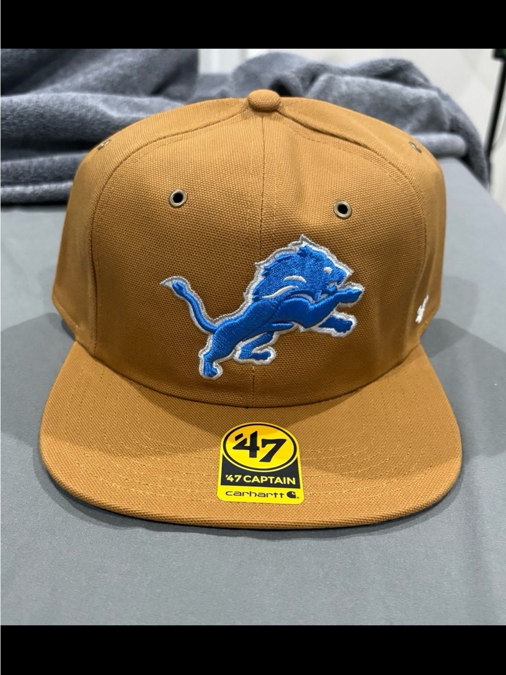 Carhartt × '47 Brown Detroit Lions Captain Snapback Hat